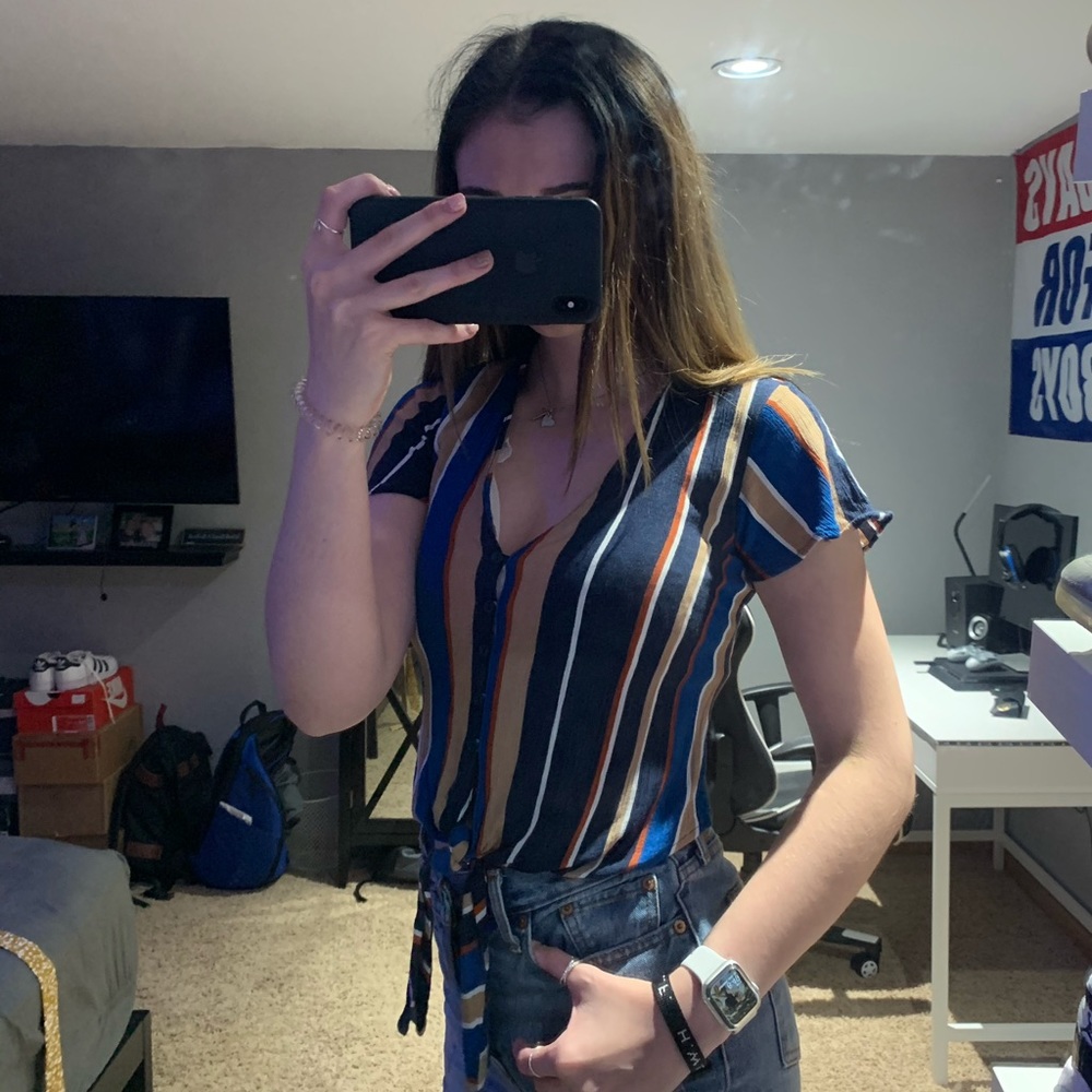 Blouse Button Down Top - image 4